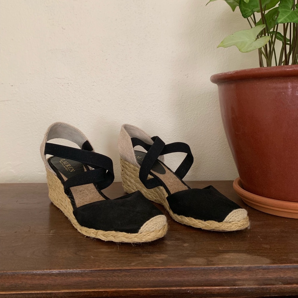 Ralph Lauren Wedge Espadrilles